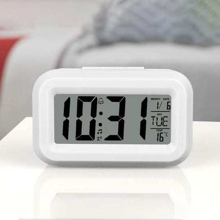 Kompakter Reisewecker mit Knopfzellenbatterie