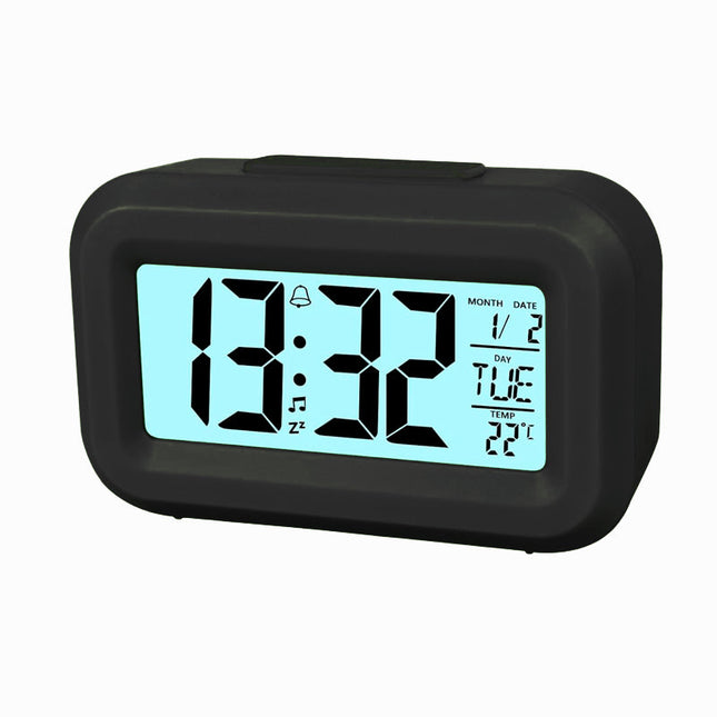 Kompakter Reisewecker mit Knopfzellenbatterie