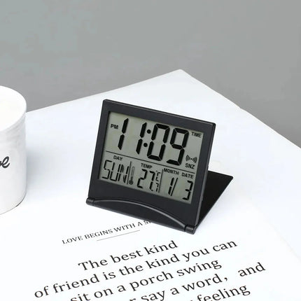 Kompakter klappbarer Wecker für Reisen