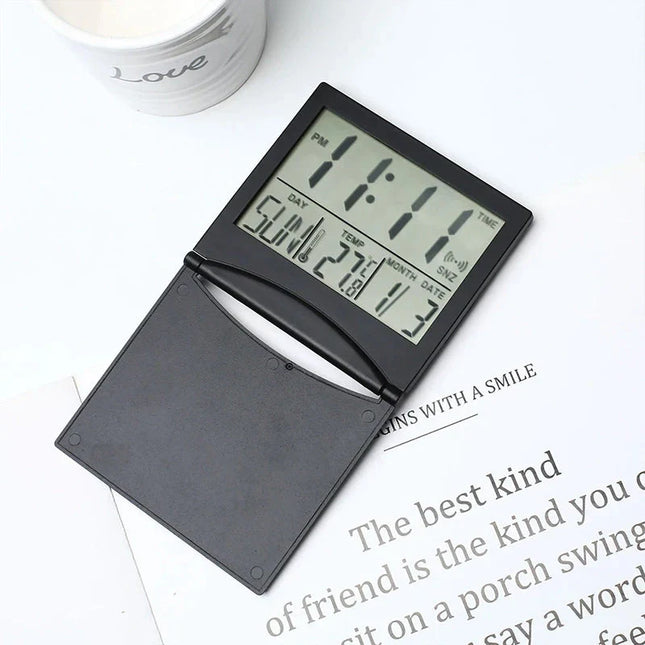 Kompakter klappbarer Wecker für Reisen