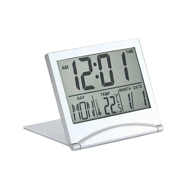 Faltbarer digitaler Reisewecker mit Datum