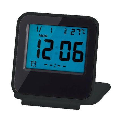 Kompakter digitaler Reisewecker klappbar