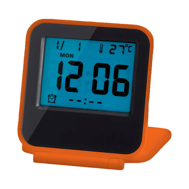 Kompakter digitaler Reisewecker klappbar