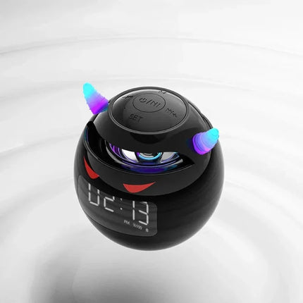 Digitalwecker Teufel Design mit Bluetooth