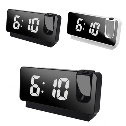Digitaler Wecker mit Deckenprojektion