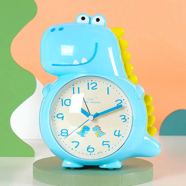 Blauer Dinosaurier Wecker für Kinder