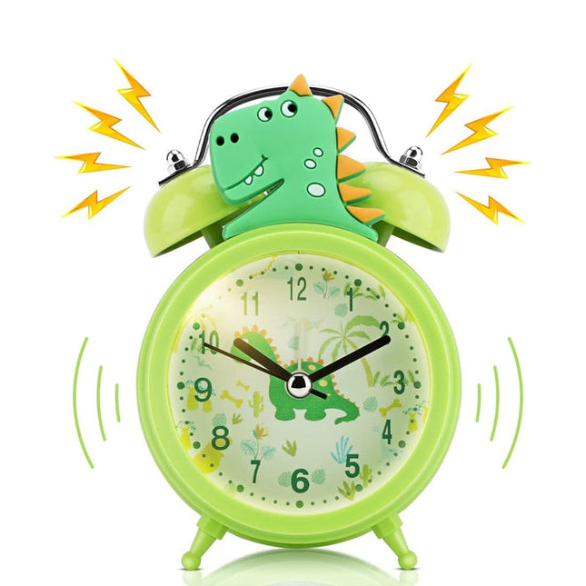 Grüner Dinosaurier Wecker für Kinder