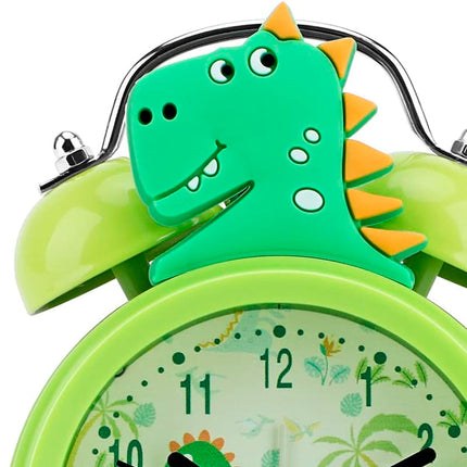 Grüner Dinosaurier Wecker für Kinder