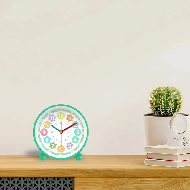 Analoger Lernwecker für Kinder zum Uhrlernen