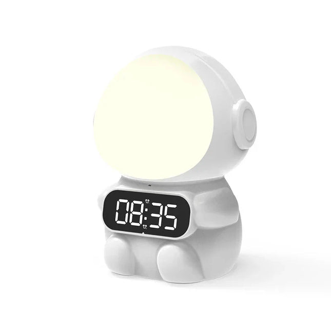 Kinderwecker Astronaut mit integriertem Nachtlicht