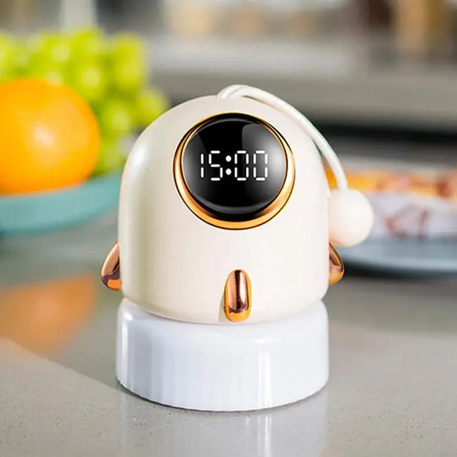 Digitaler Kinderwecker Rakete mit Nachtlicht