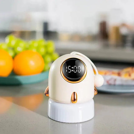 Digitaler Kinderwecker Rakete mit Nachtlicht