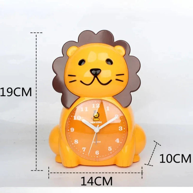 Analoger Kinderwecker im süßen Löwen-Design