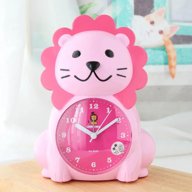 Analoger Kinderwecker im süßen Löwen-Design