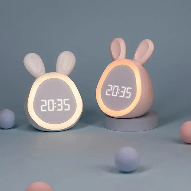 Kinderwecker Hase mit dimmbarem Licht