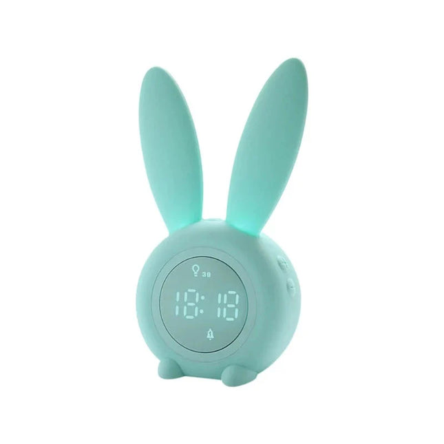 Tag-Nacht-Wecker für Kinder im Hasendesign