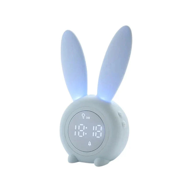 Tag-Nacht-Wecker für Kinder im Hasendesign