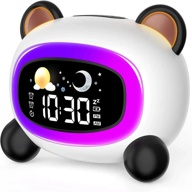 Süßer Panda Kinderwecker mit Nachtlicht