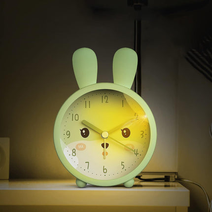 Analoger Hasenwecker für Mädchen 8 Jahre