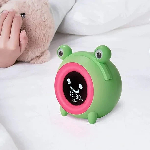 Lustiger Kinder Schlaftrainer als Frosch