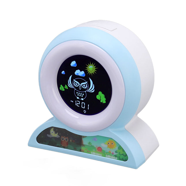 Kinder Schlaftrainer Wecker im Eulen-Design