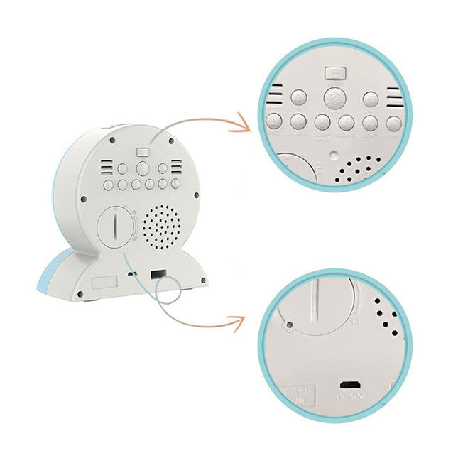 Kinder Schlaftrainer Wecker im Eulen-Design