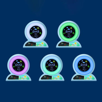 Kinder Schlaftrainer Wecker im Eulen-Design