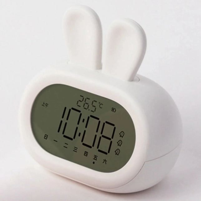 Digitaler Kinderwecker Hase mit Nachtlicht