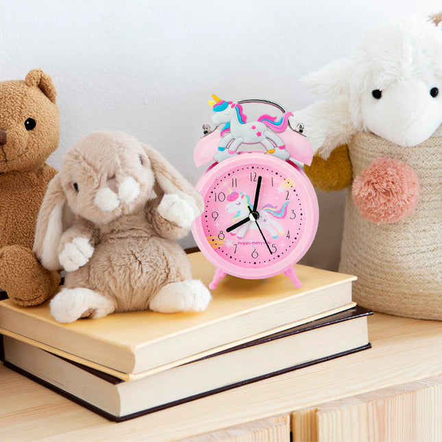 Einhorn Wecker mit Licht für Mädchen