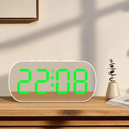 LED-Spiegelwecker mit extra großen Ziffern