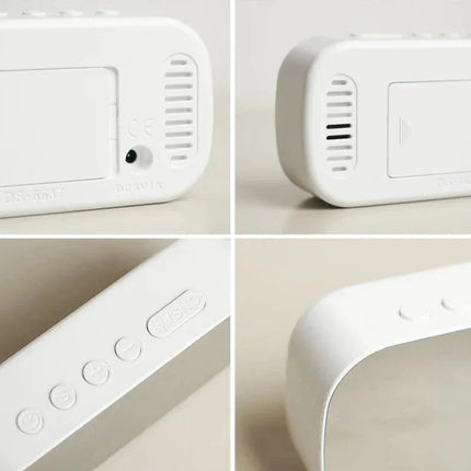 LED-Spiegelwecker mit extra großen Ziffern