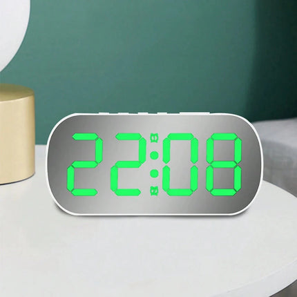 LED-Spiegelwecker mit extra großen Ziffern