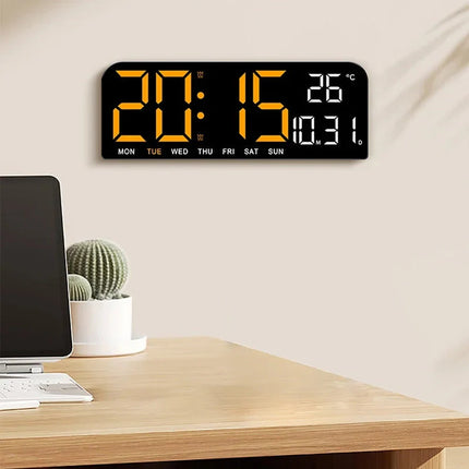 Großer LED Digitalwecker mit Netzbetrieb