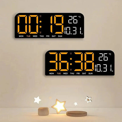 Großer LED Digitalwecker mit Netzbetrieb