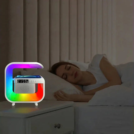 Lichttherapie Wecker Lampe mit Bluetooth