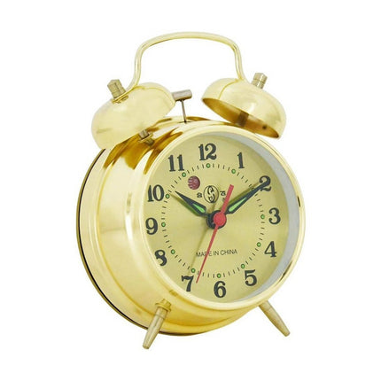 Mechanischer Glockenwecker in Gold