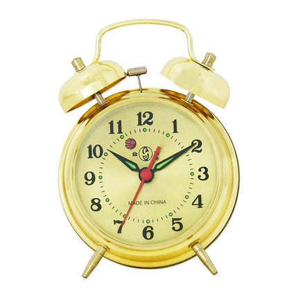 Mechanischer Glockenwecker in Gold