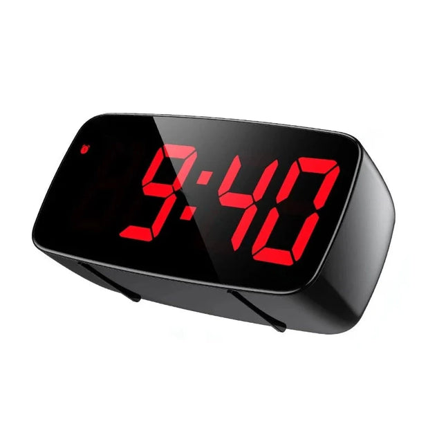 Digitalwecker mit roten Ziffern für Schlafzimmer
