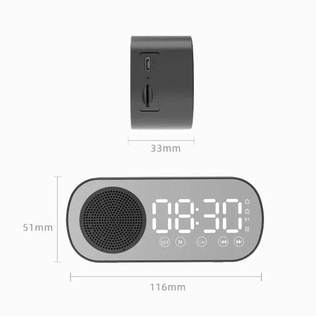 Digitaler Radiowecker mit Bluetooth Lautsprecher