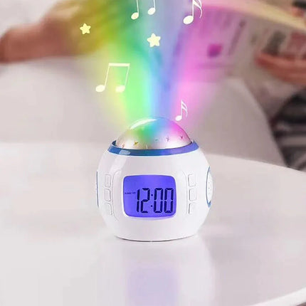 Wecker mit Sternenhimmel Projektor für Kinder