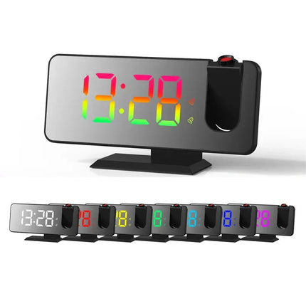 Großer Spiegel Projektionswecker netzbetrieben