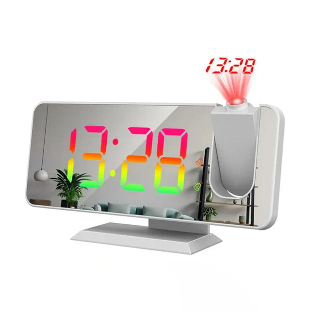 Großer Spiegel Projektionswecker netzbetrieben