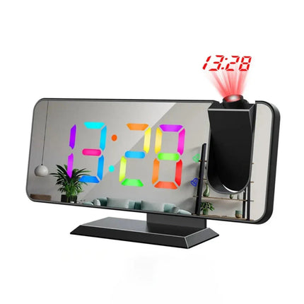 Großer Spiegel Projektionswecker netzbetrieben