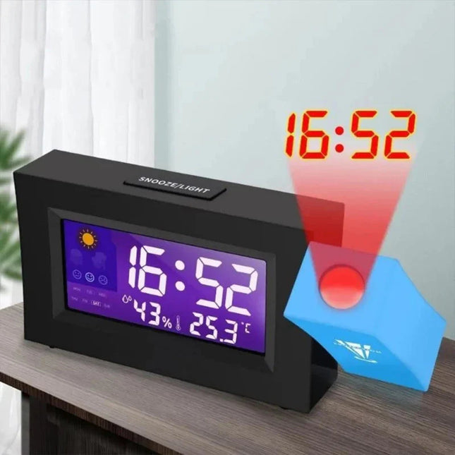 Projektionswecker mit Temperaturanzeige
