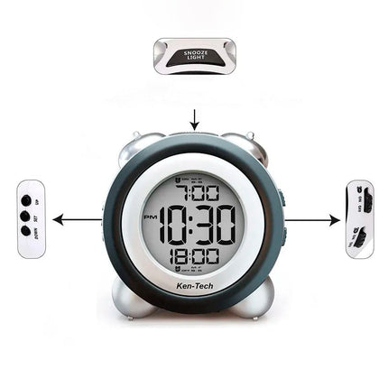 Digitaler Wecker mit extra lautem Alarm