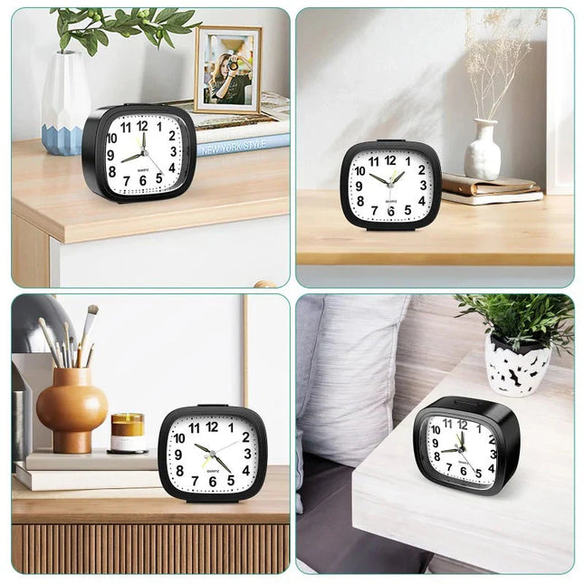 Klassischer Quarzwecker für das Schlafzimmer