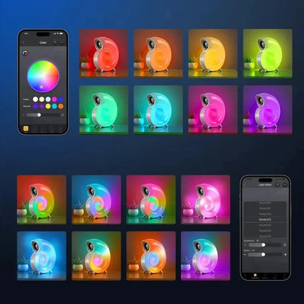 Lichtwecker mit Bluetooth im Schnecken-Design