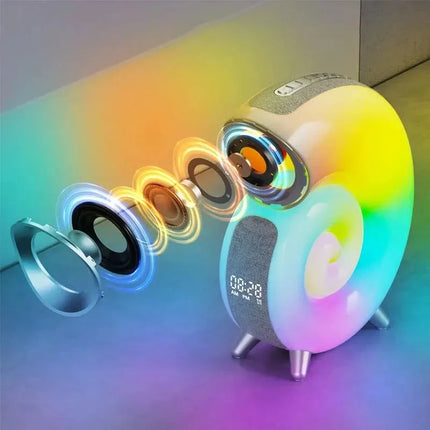 Lichtwecker mit Bluetooth im Schnecken-Design