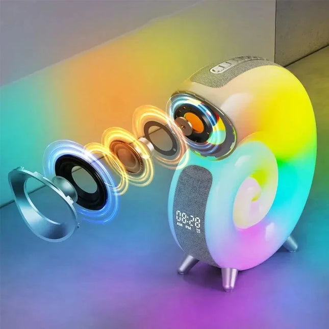 Lichtwecker mit Bluetooth im Schnecken-Design