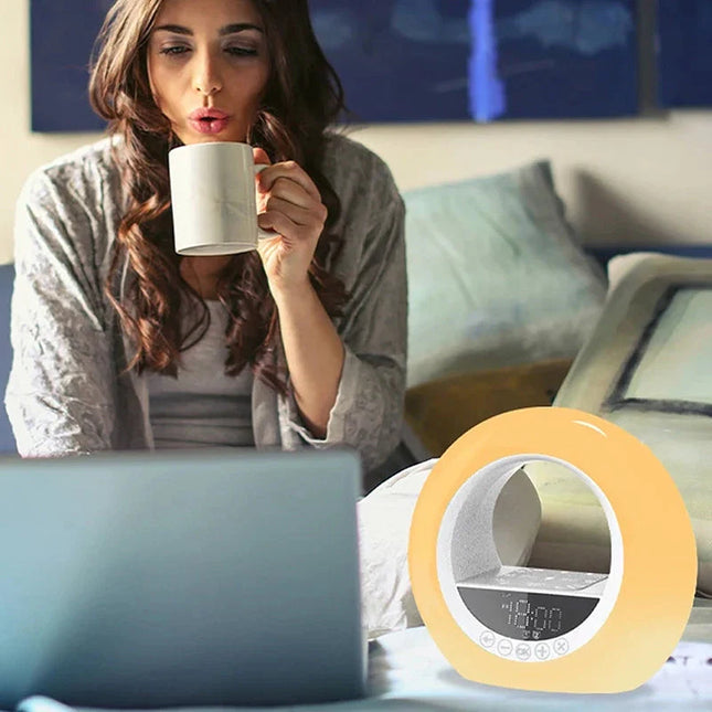 Lichtwecker mit Sonnenaufgangssimulation und Doppelalarm